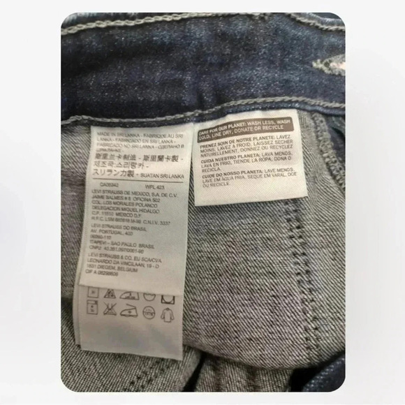 Levi Strauss Mid Rise Skinny Medium Wash Jeans Size 27 - Picture 11 of 11